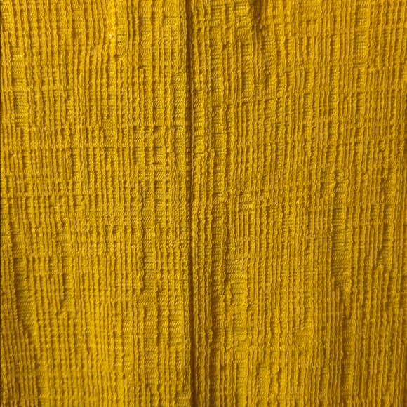 Madewell Sleeveless Wrap Mini Dress in Mustard Yellow - Picture 6 of 7